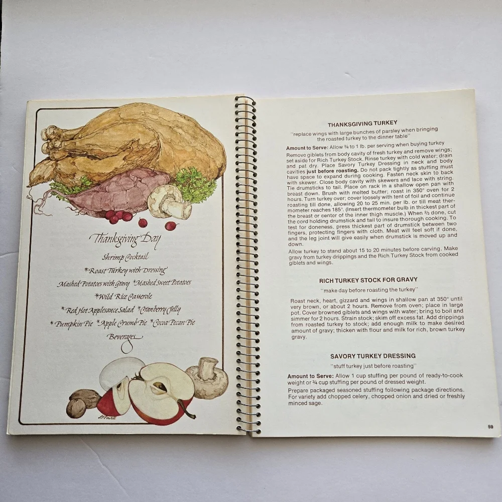 Miriam B. Loo's Family Favorites Cookbook 1977 Current Spiral Bound Recipes VTG